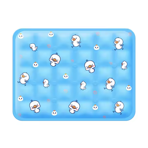 Bantalan Gel pendingin biru musim panas, untuk hewan peliharaan Musim Dingin, anti lembab, bantal kasur sutra, tempat tidur kucing dan anak anjing, kasur pendingin - Product Image 3