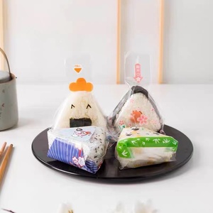 Bán buôn bằng lò vi ba OPP dễ dàng xé Nhật Bản phong cách Kimbap hai lớp tam giác gạo CuộN onigiri đóng gói túi - Product Image 5