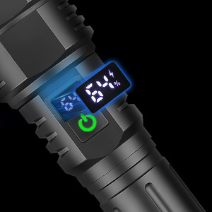 ไฟฉาย LED 30W แบบชาร์จซ้ำได้ ซูมปรับโฟกัสได้ ระยะไกล ไฟฉายยุทธวิธีสำหรับกิจกรรมกลางแจ้ง - Product Image 2