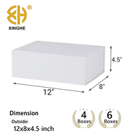 Boîte de proposition pour demoiselles d'honneur écologique, autocollants imprimables, boîtes rigides pour emballages de mariage et d'anniversaire, protection UV, biodégradable