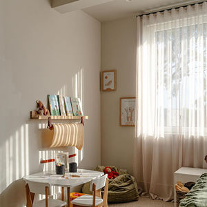 ผ้าม่านบ้านเนื้อผ้าหรูหรา ปรับแต่งขนาดได้ ผ้าม่านโปร่งแบบวาลเลนซ์ - Product Image 2