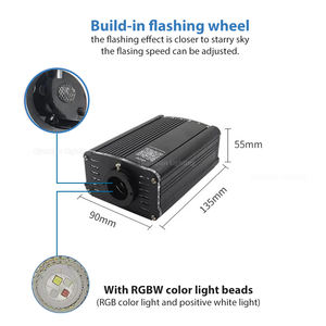 18W Meteor Funkelndes Sternenlicht-Set LED Sternenhimmel für Autodach Kino-Decke mit Sprachsteuerung APP-Steuerungsmodus DC12V - Product Image 2