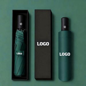 Sombrilla Automática Plegable de 3 Secciones con Logotipo Personalizable Ww5194, Protección Solar, Impresión por Sublimación, Resistente al Viento, Regalo Promocional - Product Image 1