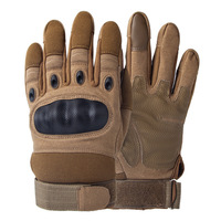 Gants tactiques en fibre de carbone résistants à l'usure, à doigts entiers, compatibles écran tactile, protection des articulations, antidérapants, chauds, épaisseur moyenne, pour hommes