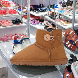 Botas de Nieve de Piel Auténtica para Adultos, Otoño/Invierno, con Luz, Cálidas, Forradas de Piel Corta, Unisex, Venta al Por Mayor - Product Image 2