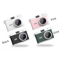 Kamera Digital Mini Anak-anak Kamera Gantungan Kunci Saku Jempol Retro 1080P HD Perekam Foto Video Portabel Kamera Kecil Mainan Hadiah Anak-anak
