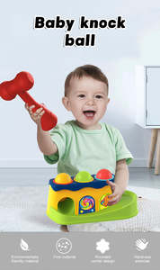 Unisex divertente martello palla a goccia giocattoli morbidi per neonati <span class=keywords><strong>regali</strong></span> per bambini di <span class=keywords><strong>1</strong></span> <span class=keywords><strong>anno</strong></span> bambino felice tempo per bambini scatole confezionate - Product Image 6