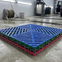 Dalles de sol durables pour atelier de detailing automobile, garage et atelier de réparation automobile, tapis de sol pour salle de detailing automobile