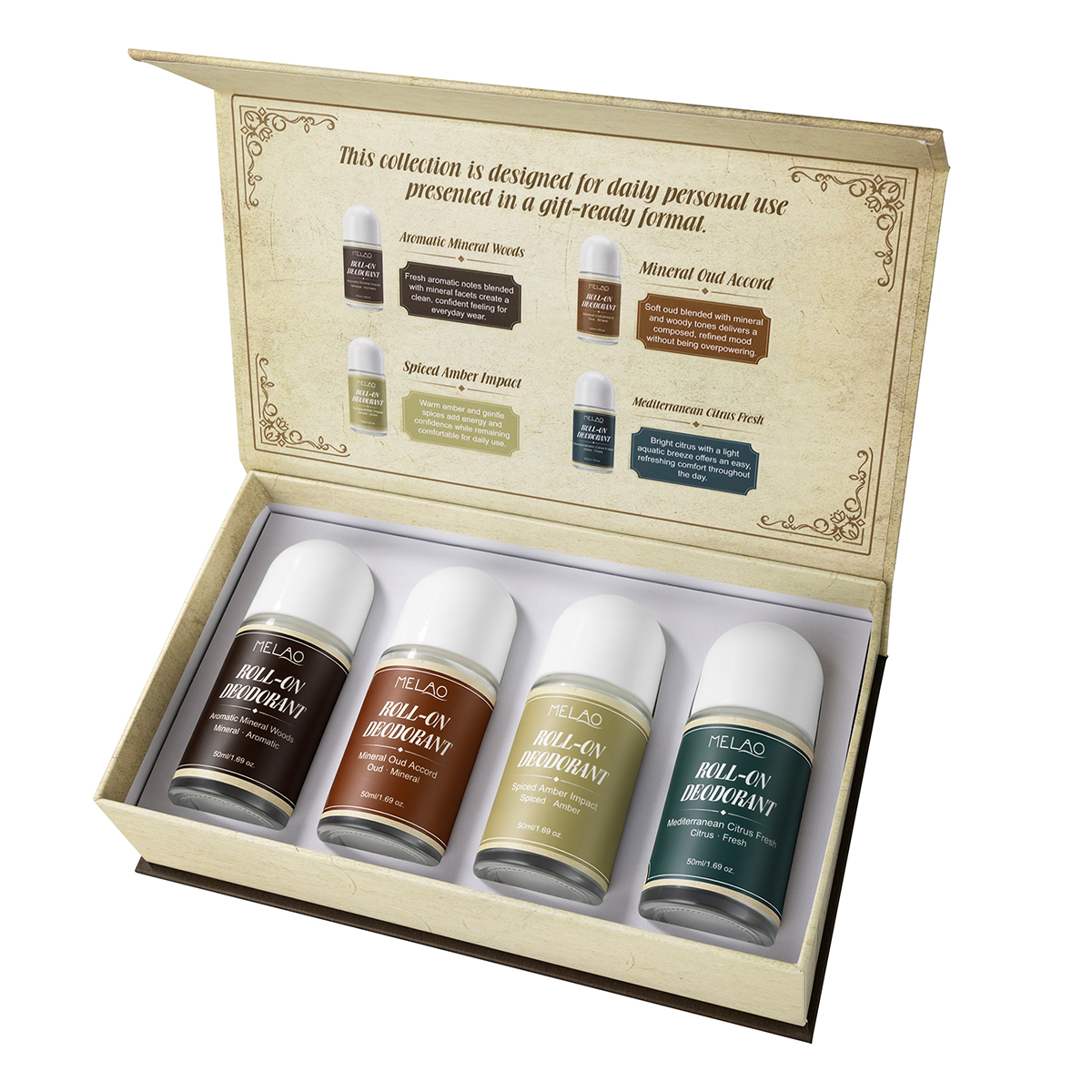 Fragrance-Inspired Roll-on Deodorant Collection