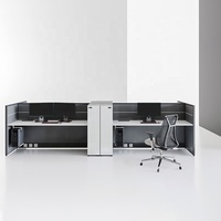 Système de mobilier de bureau modulaire extensible, cloisons informatiques ergonomiques, poste de travail commercial en cubicle