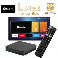 Boîtier TV intelligent Linux OTT de haute qualité, Full HD, décodeur numérique, double WIFI 2.4G 5G, boîte IPTV double WIFI