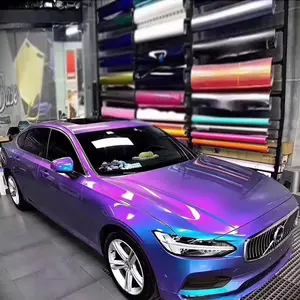 TSAUTOP ROHS 1,52*18m Auroral farbe Chamäleon Glanz Diamanten Auto haube Vinyl Wraps Material zum Verkauf