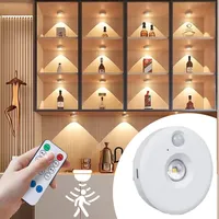 Lampe de nuit à détecteur de mouvement LED, sans fil, pour armoire, éclairage à intensité variable, rechargeable par USB, pour cuisine, couloir, chambre, placard, moderne