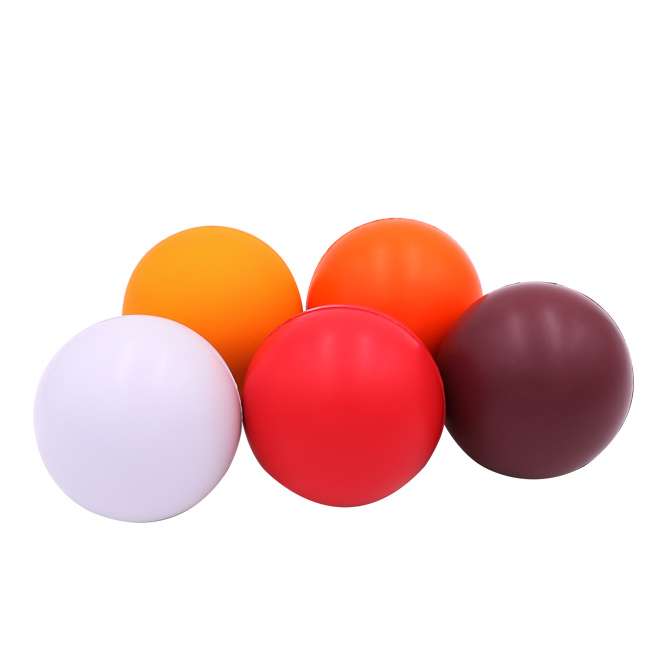 Promotional Gift PU Stress Toy Free Custom Logo Anti Stress Ball With Round Shape