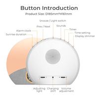 Altavoz Portátil para Exteriores con Función de Reloj LED RGB, Subwoofer, Mini Caja de Altavoz con Control de Botones, Compatible con Tarjeta de Memoria, para Fiestas