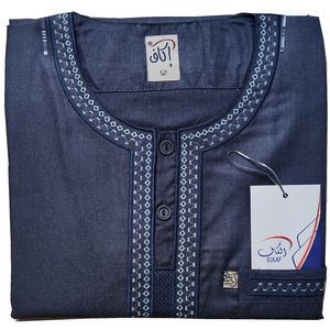 أثواب وجبة رجالية مغربية بتطريز إسلامي، عباية سادة على الموضة العربية السعودية - Product Image 4