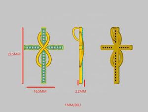 Изготовленный на заказ ювелирный логотип ожерелье производитель 14K 18K Halskette Настроить кролик 925 серебряные ожерелья серьги кольцо латунь кулон - Product Image 2