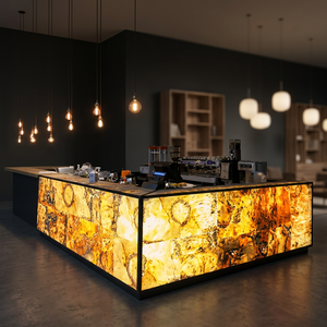Translucent Natural Marble Stone Veneer Flexible Eco-Friendly Strong Custom Size Bathroom Hotel Villa Garden Modern Design - Product Image 5