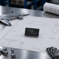 Composants électroniques XYCH ICS HCS512-I/SO Système d'entrée sans clé sécurisé à distance (RKE) Décodeur à hoppement de code SOIC-18 100%