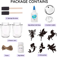 Enfants Jouets Éducatifs 2025 Personnalisé DIY Licorne Fée Lanterne Dinosaure Terrarium Mason Jar Artisanat Kit DIY LED Veilleuse pour Garçons