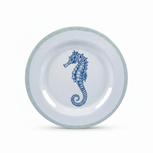 Vajilla de Melamina A5 con Diseño de Concha Marina Azul, Impresión Personalizada, Apta para Alimentos, Libre de BPA, Ecológica, Duradera y Segura para la Cocina - Product Image 2