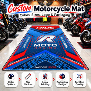 <span class=keywords><strong>Tapis</strong></span> de moto personnalisé avec logo, <span class=keywords><strong>tapis</strong></span> de sol en <span class=keywords><strong>caoutchouc</strong></span>, <span class=keywords><strong>tapis</strong></span> de <span class=keywords><strong>garage</strong></span>, <span class=keywords><strong>tapis</strong></span> de stand pour exposition de motos - Product Image 1
