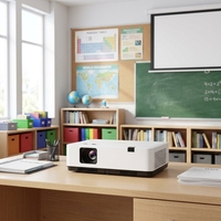 Proyector Láser Sonnoc SNP-AC46LX 3D Integrado 1080P WUXGA con 1 Año de Garantía para Interiores, Negocios, Educación, Holográfico
