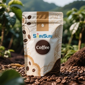 Bolsa de Café Personalizada con Fondo Plano, Paquetes de Café Personalizados, Bolsa de Empaque para Granos de Café con Impresión Personalizada - Product Image 4