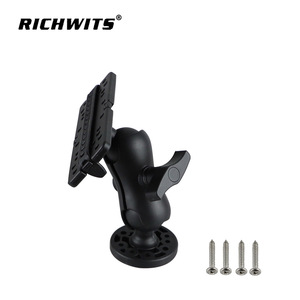 Richwits Fish Finder Mounting <b>Bracket</b> <b>Black</b> Plastic Rotating Base For Boat Marine GPS Equipment Dashboard Installation - Product Image 3