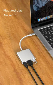 Estación <span class=keywords><strong>de</strong></span> acoplamiento 3 en 1 para tipo C USB 3,0 PD 100W cargador 4K HD <span class=keywords><strong>Convertidor</strong></span> para juegos N-Switch 3 puertos HDTV OTG HUB adaptador - Product Image 6