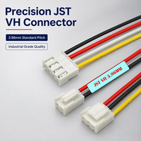 Kabel Konektor Daya JST VH 3.96mm Pitch 2/3/4/6 Pin AWG18-20 Tembaga Berlapis Timah Arus Tinggi untuk Baterai dan Driver LED