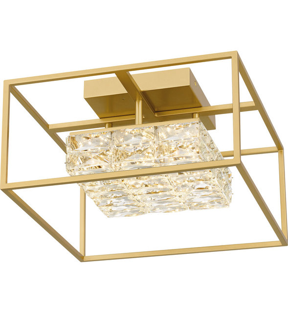 Luxury Square Rectangular Crystal Ceiling Lamp Rectangular Crystal Ceiling Light Lamp for Living Room Bedroom Hall