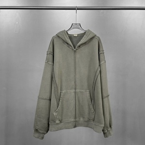 Sudadera con Capucha de Alta Calidad, con Bolsillos, Estilo Punk Rock, con Cierre y Logotipo, Unisex, de Felpa Francesa - Product Image 3