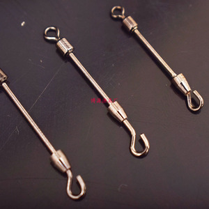 BoYuan - Hameçon pivotant pour la pêche - Connecteur à dégagement rapide en métal - 2-3/8 pouces - Fournitures de pêche en eau douce - Product Image 2