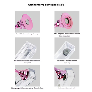 Support magnétique réutilisable pour faux ongles à presser, couleurs Or, Argent, Rose, pour la pratique, le rangement et la présentation du vernis, outil de manucure DIY, vente en gros - Product Image 3
