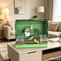 Cage de Luxe Décorative en Plastique pour l'Élevage, Petite Cage à Oiseaux en Fil Métallique, Volière d'Extérieur pour Pinsons et Pigeons