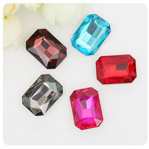 Diamantes de imitación rectangulares de 16 facetas, grado A nacional, para decoración de teléfonos - Product Image 1