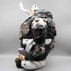 Statue décorative de figurine d'animation <span class=keywords><strong>manga</strong></span> One Piece Bartholemew Kuma GK Oka Shichibukai de 42 cm, <span class=keywords><strong>miroir</strong></span> brisé - Product Image 4