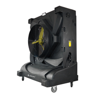 W Grande taille 48 pouces 580 carré ferme avicole AC ventilateur sur pied climatisation eau refroidisseur d'air évaporatif avec réservoir d'eau 1000L