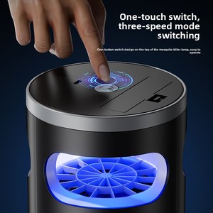 Trampa para Mosquitos Silenciosa con Batería Extraíble, Lámpara Antimosquitos con Luz Nocturna Ultravioleta UVA USB para Interiores y Exteriores - Product Image 4