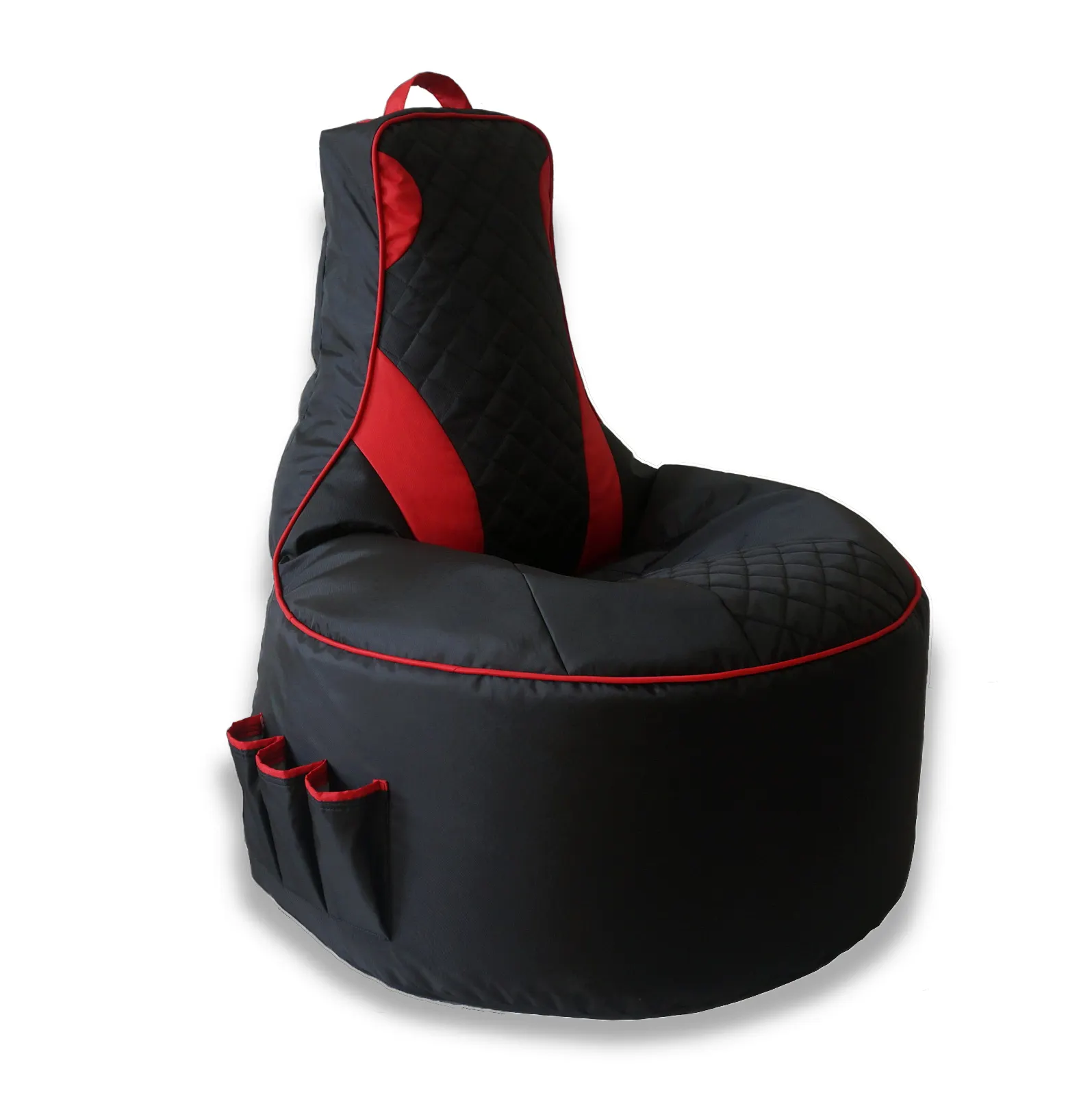 Bestseller schwarz & rot 420D Oxford Sitzsack Sofa Spiels tuhl Sitzsack ungefüllt