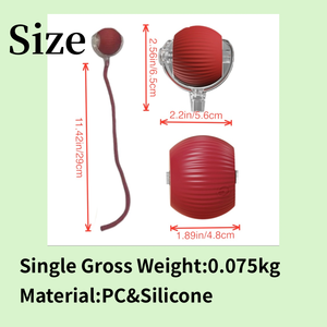 Nuovo Design Palla Interattiva in Silicone a 360° con Movimento Autonomo e Caricatore USB per Gioco Intelligente degli Animali Domestici e Intrattenimento Individuale Lusso Classico - Product Image 3