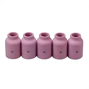 UWELD 53N88#10 TIG Gas Lens Alumina Nozzle Ceramic Cups Fit WP 9 17 20 18 26 TIG Welding