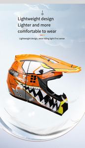 Casques de Course Tout-Terrain en ABS Casque de Motocross Intégral Homologué <span class=keywords><strong>DOT</strong></span> - Product Image 2