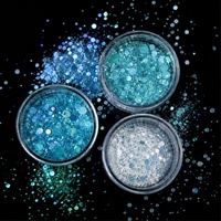 Perles irisées néon 3D effet bulle, tendance, pour décoration de verres à neige, gobelets et ongles