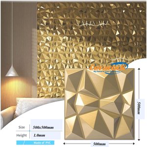 Fournisseurs chinois de panneaux muraux 3D en PVC géométriques modernes, installation rapide, revêtement mural 3D en PVC pour usage domestique, à <span class=keywords><strong>coller</strong></span> et à dé<span class=keywords><strong>coller</strong></span> - Product Image 3