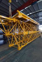2.5T 36M Grue à tour sans cabine à plateforme plate pour la construction, Pièces de rechange pour moteur de boîte de vitesses, Cric hydraulique QTP40-HS3610P