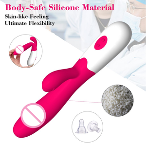 Vibratore <span class=keywords><strong>Rabbit</strong></span> Realistico a Buon Prezzo 30 Modalità di Velocità Dildo Sex Toy per Donna Coppia Adulto - Product Image 2