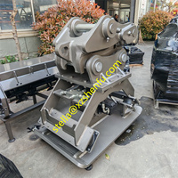 Mini-compacteur hydraulique pour mini-excavatrice, plaque vibrante compacte pour le remblai résidentiel