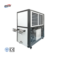 Refroidisseur d'eau industriel SINTD 10HP pour le traitement des plastiques, refroidissement par air, refroidisseurs à air
